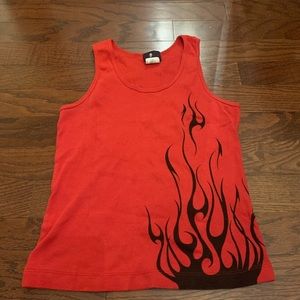 Morbid Threads Flame Tank